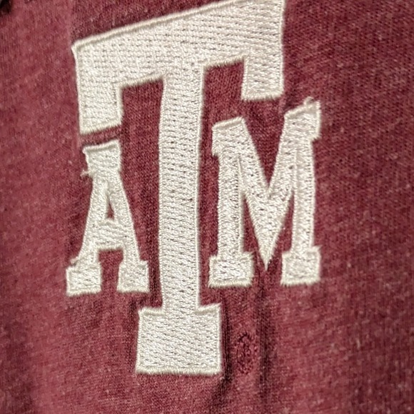 Texas A&M Aggies T-Shirt Mens Sz M Maroon NCAA Colosseum Spirit Shirt - Picture 4 of 5